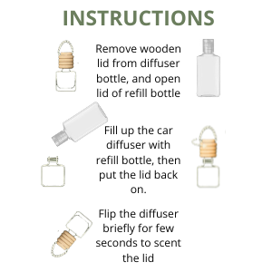 Car Diffuser Refill | Scarlet Flame.